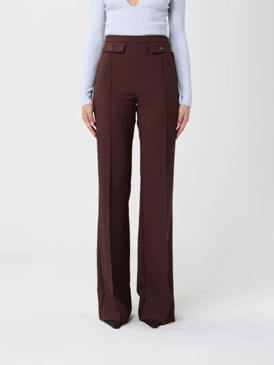 Elisabetta Franchi Womens Pants In Burgundy