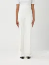 Elisabetta Franchi Pants  Woman Color Ivory In Ivory
