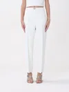 Elisabetta Franchi Pants  Woman Color White In Ivory