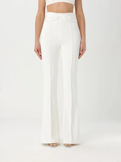 Elisabetta Franchi Pants  Woman Color Ivory
