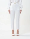 Elisabetta Franchi Trousers  Woman In Ivory