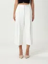 Elisabetta Franchi Pants  Woman Color Ivory In White