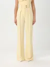 Elisabetta Franchi Pants  Woman Color Lemon In Lemon