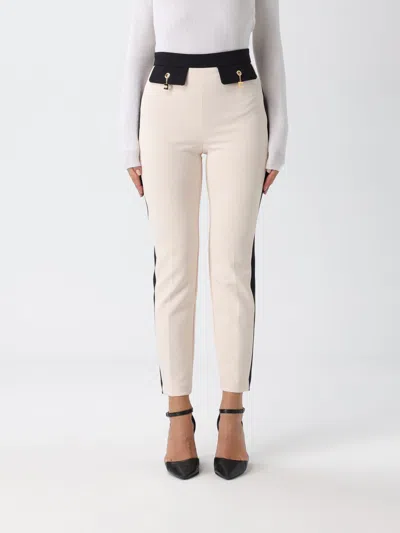 Elisabetta Franchi Pants  Woman Color Milk In White