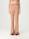 Elisabetta Franchi Pants  Woman Color Nude In Nude