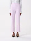 Elisabetta Franchi Tailored Trousers With Back And Side Pockets In Pink