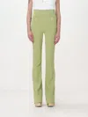 Elisabetta Franchi Pants  Woman Color Pistachio