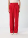 Elisabetta Franchi Pants  Woman Color Red In Rot