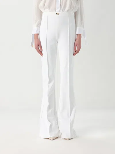 Elisabetta Franchi Pants  Woman Color White