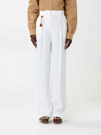 ELISABETTA FRANCHI PANTS ELISABETTA FRANCHI WOMAN COLOR WHITE,G67762001