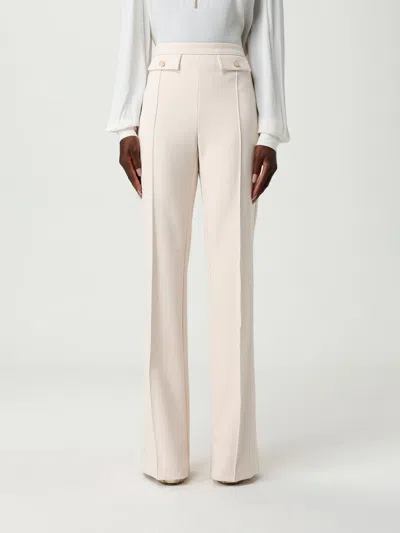 Elisabetta Franchi Pants  Woman Color White In Neutral