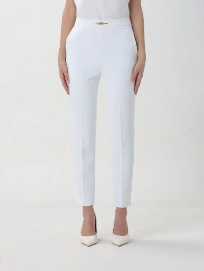 Elisabetta Franchi Pants  Woman Color White