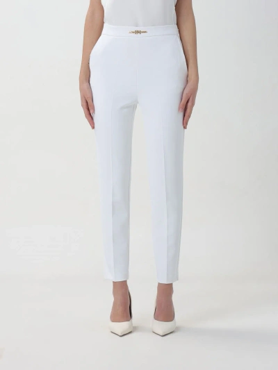 Elisabetta Franchi Pants  Woman Color White In White