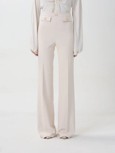 Elisabetta Franchi Pants  Woman Color White