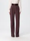 Elisabetta Franchi Pants  Woman Color Wine In Burgundy