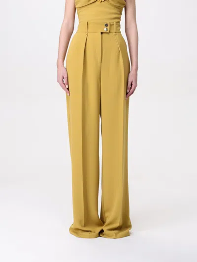 Elisabetta Franchi Pants  Woman Color Yellow