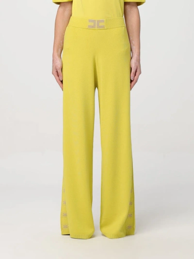 Elisabetta Franchi Pants  Woman Color Yellow