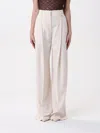 Elisabetta Franchi Pants  Woman Color Yellow Cream In Yellow Cream
