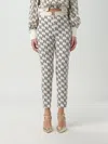 Elisabetta Franchi Pants  Woman Color Yellow Cream In Yellow Cream