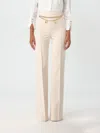 Elisabetta Franchi Pants  Woman Color Yellow Cream