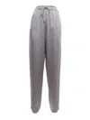 Elisabetta Franchi Soft Gray Trousers In Gray