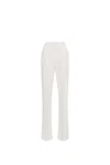 Elisabetta Franchi Belt-loop Casual Pants In Ivory