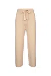 Elisabetta Franchi Knit Trousers Side Pockets In Neutral