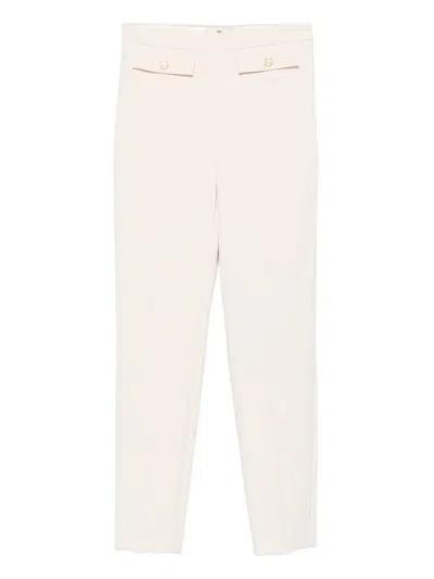 Elisabetta Franchi Pants In Neutral