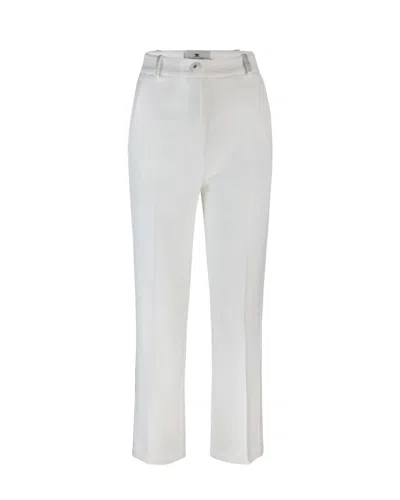 Elisabetta Franchi Pants In White