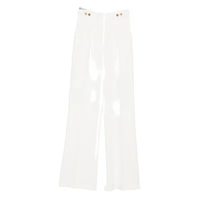 Elisabetta Franchi Pants In White