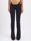 Elisabetta Franchi Pants With Crystals In Black