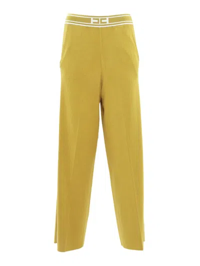 Elisabetta Franchi Pants In Yellow