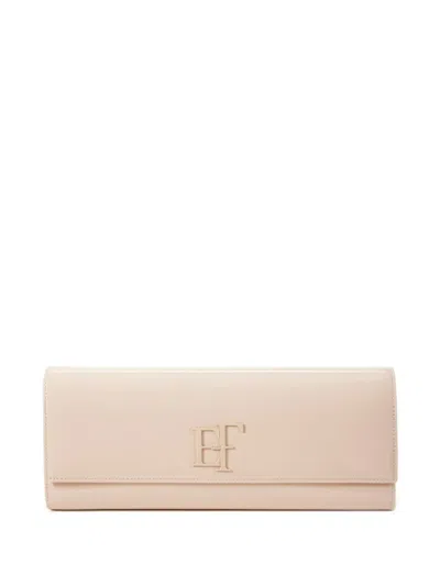 Elisabetta Franchi Patent-leather Clutch Bag In Pattern