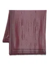Elisabetta Franchi Geometric-pattern Scarf In Brown
