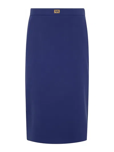 ELISABETTA FRANCHI PENCIL MIDI SKIRT