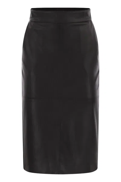 ELISABETTA FRANCHI ELISABETTA FRANCHI PENCIL SKIRT WITH JEWELLED HOOKS