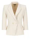 Elisabetta Franchi Giacca In Ivory