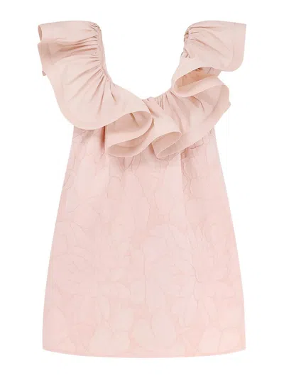 ELISABETTA FRANCHI PINK DRESSES