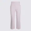 Elisabetta Franchi Tailored Trousers With Back And Side Pockets In Pink