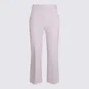 Elisabetta Franchi Tailored Trousers With Back And Side Pockets In Rosa