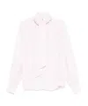 Elisabetta Franchi Pleated Tie Neck Long Sleeve Shirt
