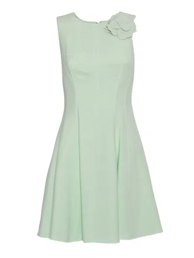 Elisabetta Franchi Playful Sleeveless Dress In Green