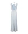Elisabetta Franchi Knee Length Sleeveless Dress With Belted Waist