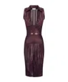 Elisabetta Franchi Pleated Midi Dress