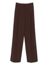 Elisabetta Franchi Polyester Pants In Brown