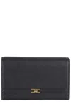 Elisabetta Franchi Pochette With Logo In Black