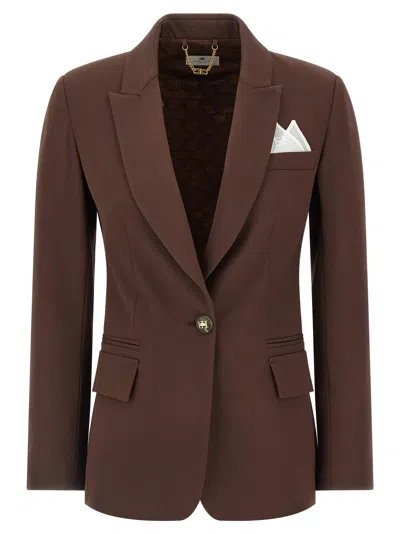 ELISABETTA FRANCHI POCKET BLAZER