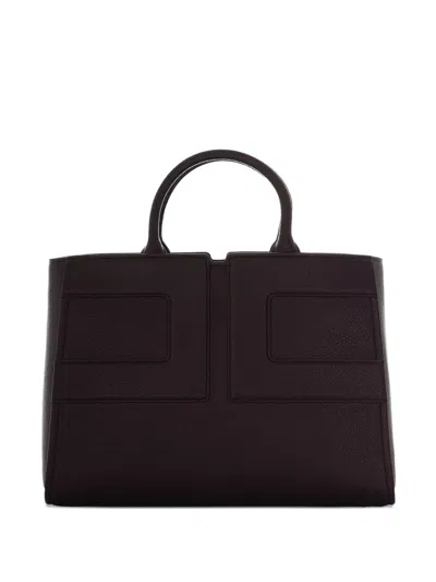Elisabetta Franchi Pocket-detail Top-handle Shoulder Bag In Black