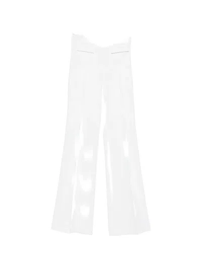 Elisabetta Franchi Pocket Trousers In White