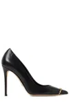 Elisabetta Franchi Pointed Toe Pumps  In Black